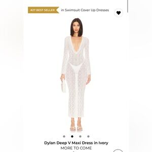 More To Come Ivory Swimsuit Cover Up Dress
